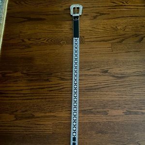 Veronica Beard Stud Cowgirl Leather Belt